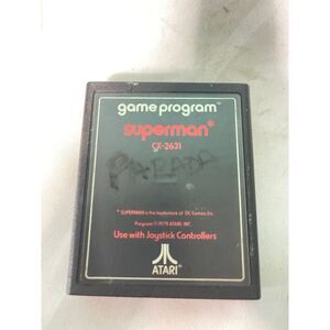 Atari Supercart Game Program Superman‎ 2600 Console Vintage Retro Gaming